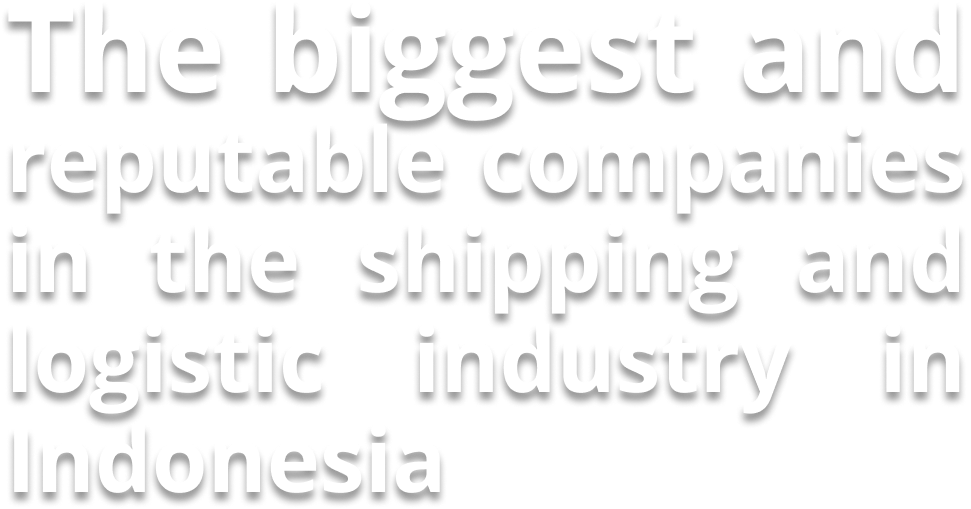 The biggest and reputable companies in the shipping and logistic industry in Indonesia